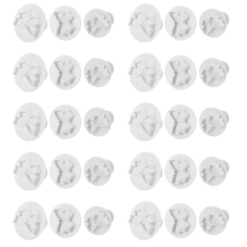 10Set Cake Decorating Mold ButterflyPattern Spring Mold Biscuits Cutter Kitchen Supply