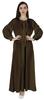 Bimba Women's  Abaya  Islamic Prayer Dress With  Hijab Scarf  Cuff On Sleeve  Muslim