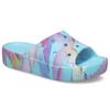 Crocs Classic Cloud Palm Tree Print Non-Slip Durable Sports Slippers Women Slippers Blue 208607-4NQ