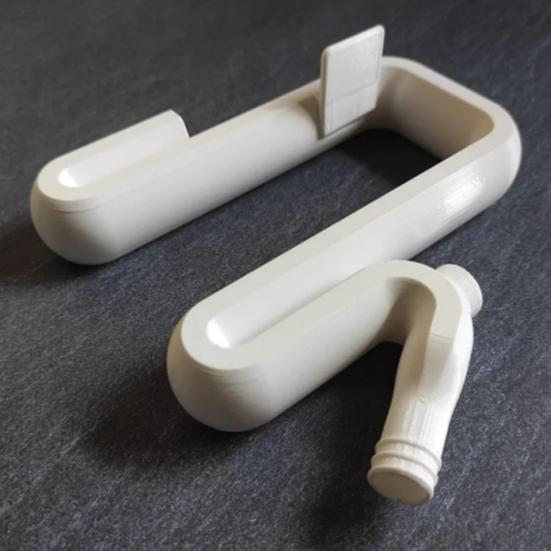 Siphon Tuyau de Débordement à Pince Tuyau de Débordement d'Eau de Pluie Imprimé en 3D Tuyau de Débordement pour Aquarium Grand Récupérateur d'Eau de Pluie