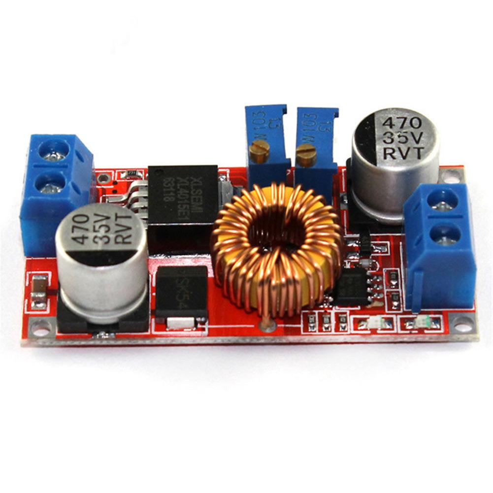 High Efficiency DC Converter Output Short Protection 0-5A 0.8-30VDC Adjustable Battery Charger Built In Thermal