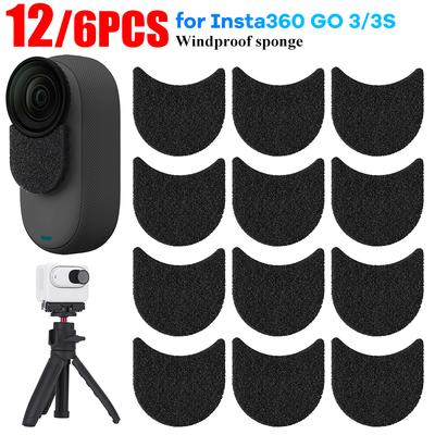 Windproof Sponge Protective Case For Insta360 GO 3S/Insta360 GO 3 Noise Reduction Windproof Collection Cover Camera Accessories