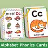 Alphabet Phonics Cards: 27 English Pronunciation Learning Cards