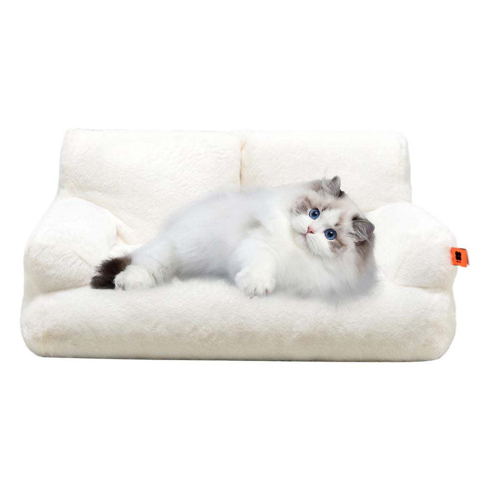 Cat Nest Pet Bed Warm Washable Cat Bed Plush Puppy Bed Small Dog Sofa With Anti-Slip Bottom Pet Bed For Small Medium Dogs Cats