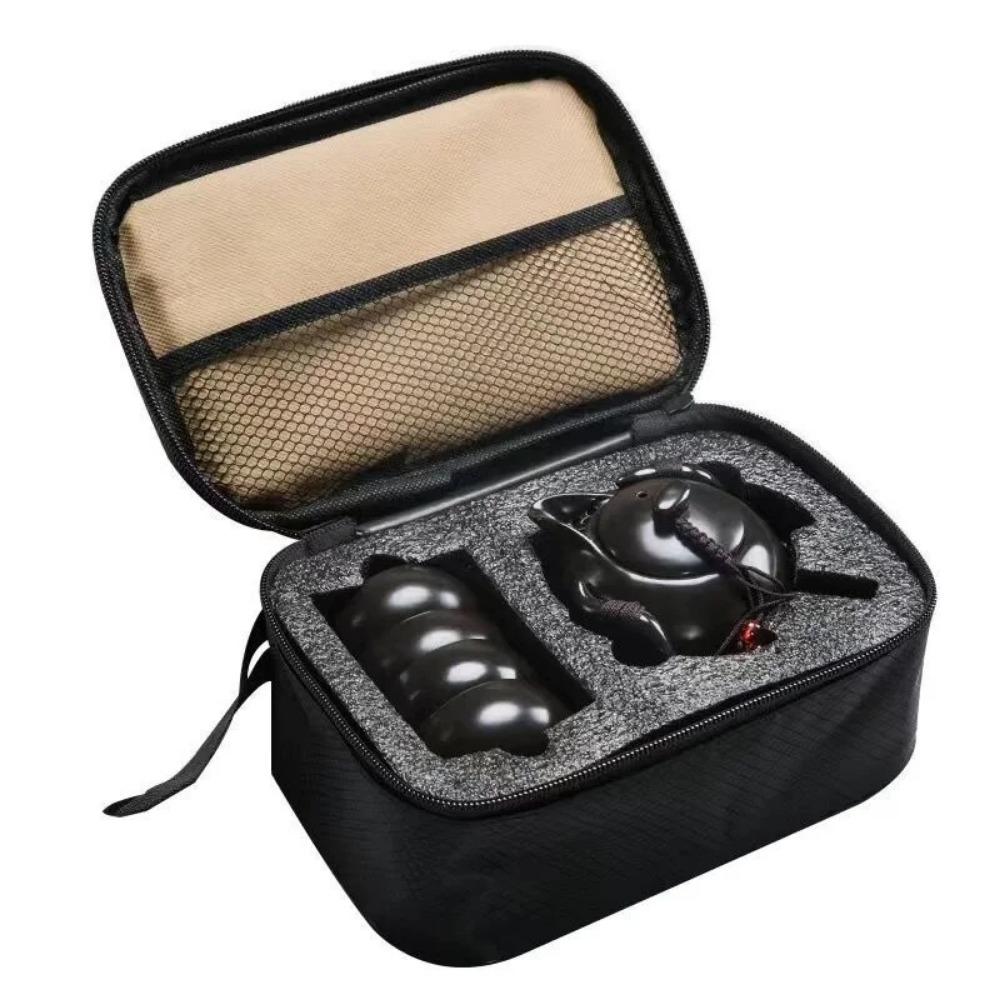 Керамический чайник чайник гайвань китайская дорожная керамическая чайная чашка для пуэра китайский чайник портативный чайный набор посуда скидка 50%