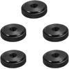 5 Pack Thumb Nuts 1/4-20 Female Screw Knob Knurled Wheel Lock Nut Mount Adapter Spacer for Flash Stand Tripod Camera Rig DSLR
