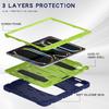 Για το iPad Pro 13 (2025)/(2024) Θήκη με Βάση PC+Σιλικόνη Αντι-πτώση Κάλυμμα Tablet