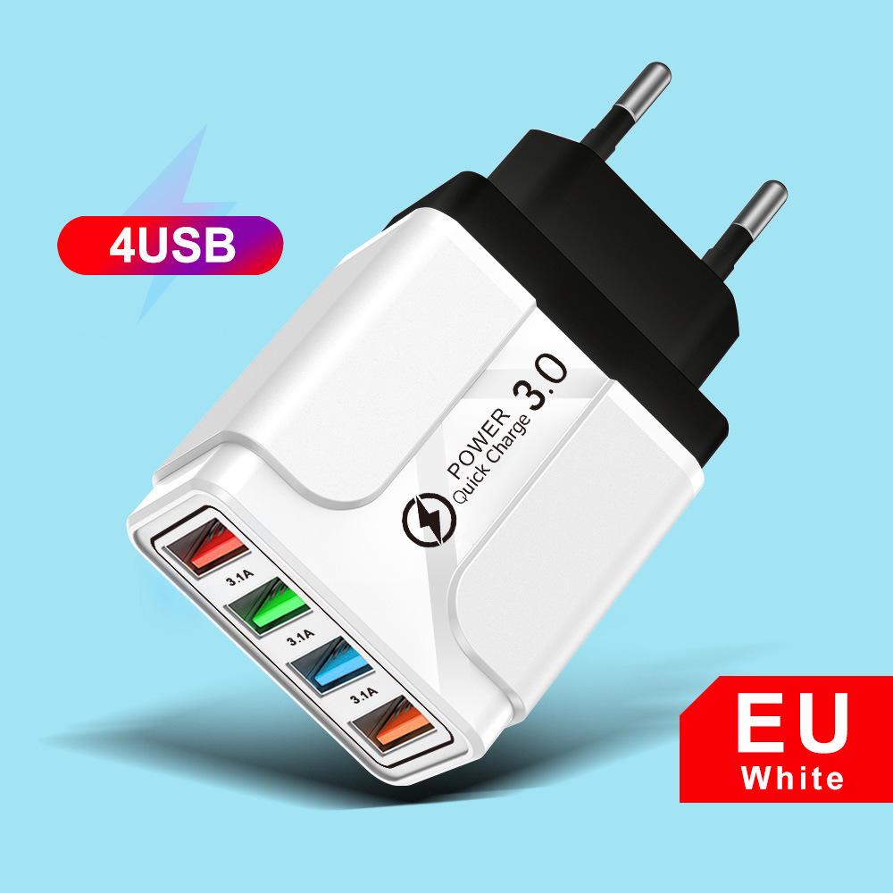 PD33W QC3.0 GaN Multi-Port Fast Charger, 9V/12V European Standard