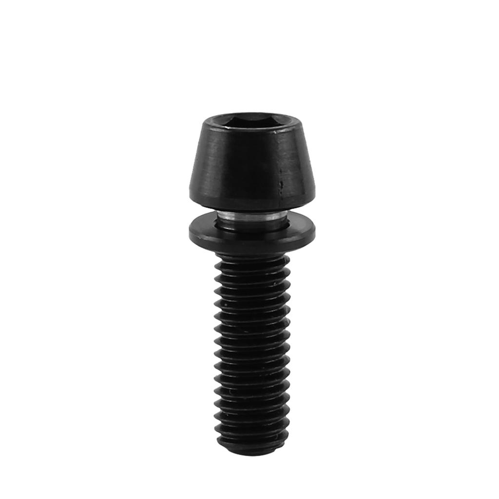 New Titanium Alloy Tapered Head Bolts and Screws, Suitable for Mountain Bikes Tapered Head Screw Fasteners with Washers Included
