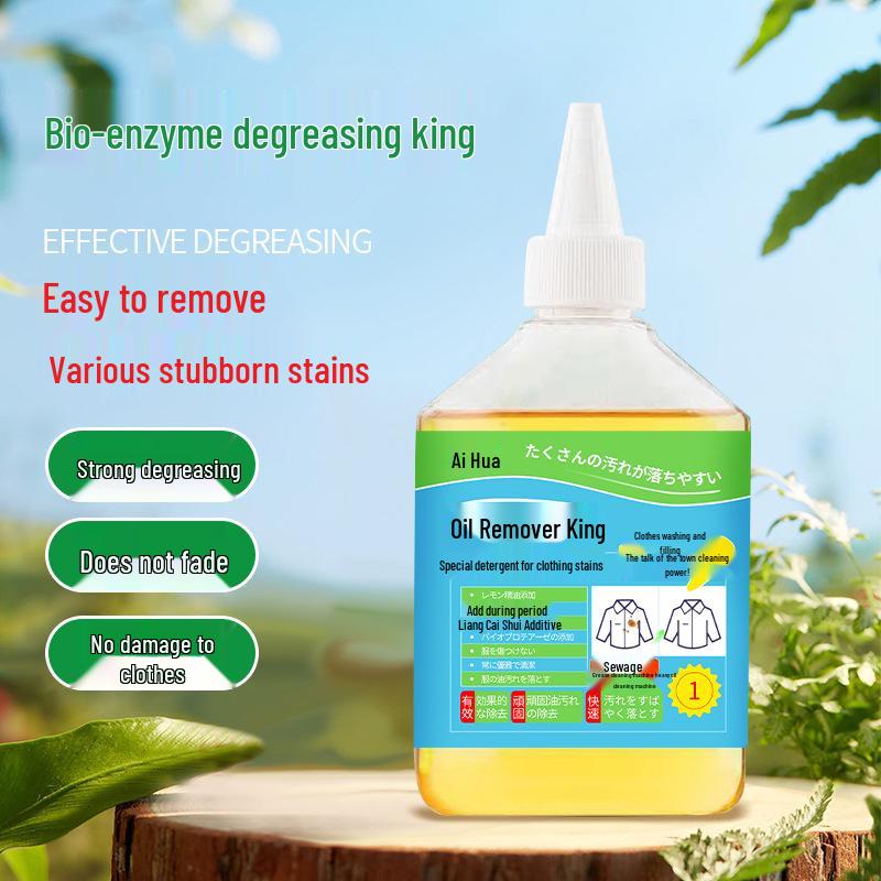Bio-Enzyme Oil Stain Remover - Powerful Clothing Cleaner