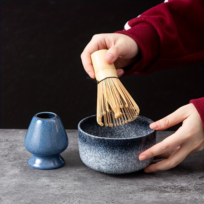 6pcs Japanese Matcha Whisk Set, 6pcs Matcha Tea Kit Included Matcha Whisk, Bowl, Sifter, Scoop, Whisk Stand, Teaspoon