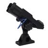 Boat Fishing Rod Holder Side Deck Mount 360 Degrees Rotatable Pole Holder for Kayak Boat with Anti Lost Rope