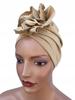 Luba Camel Turban Fashionable Ruffled Cap Without Pattern Even After Chemotherapy