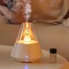 150ML Candlelight Aroma Diffuser Mini USB Air Humidifier Mist Sprayer LED Night Light Essential Oil Diffuser with Remote Control