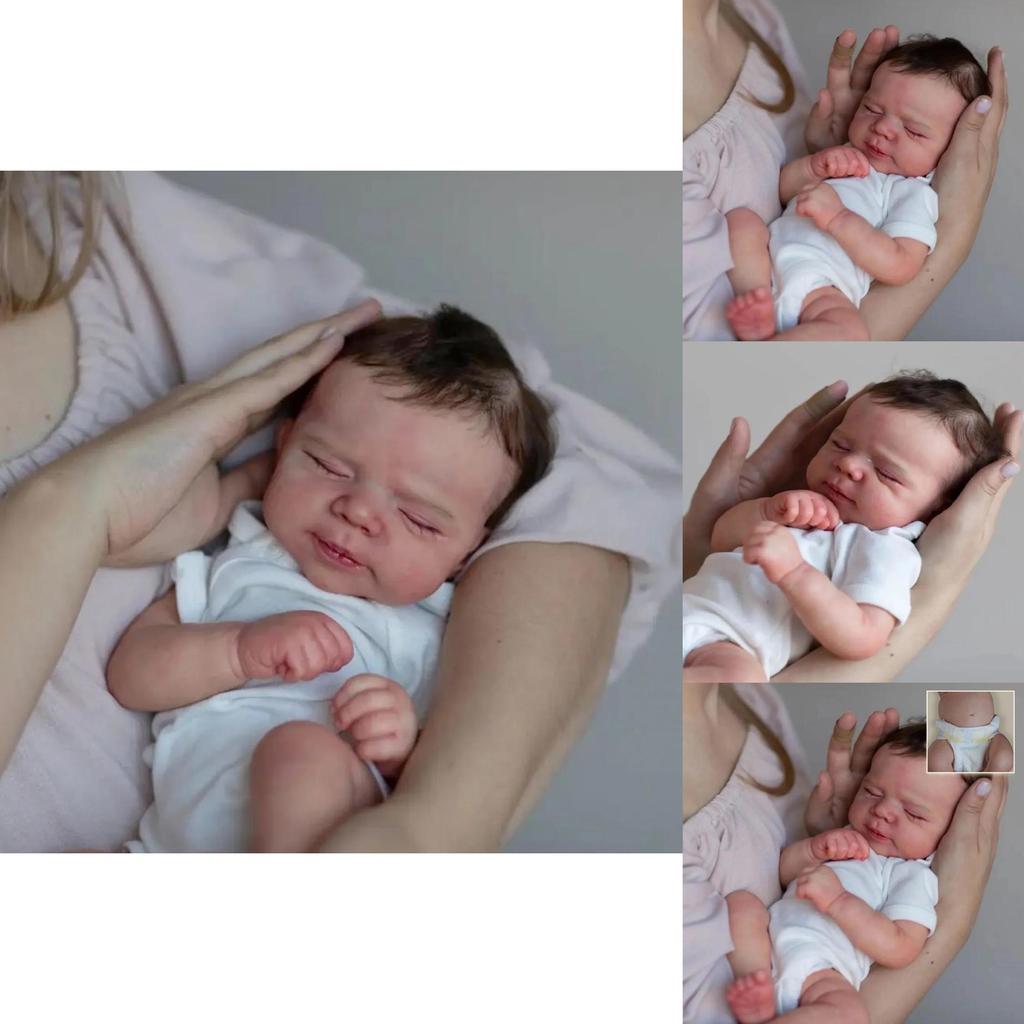 Silikonová panenka reborn pro sběratele a nadšence do dárků 50 cm Realistický kamarád na hraní