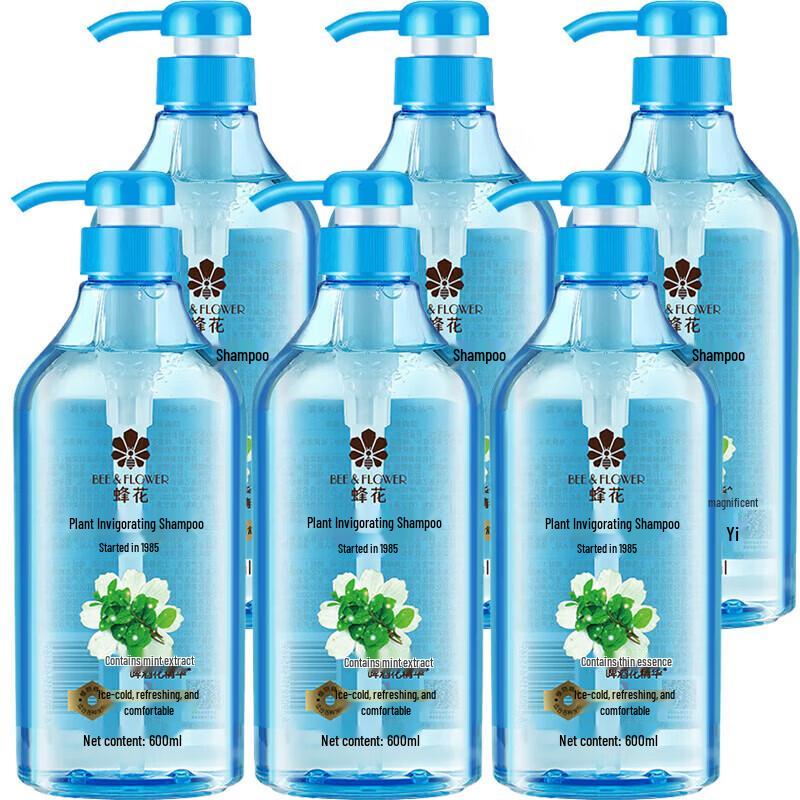 

BEE&FLOWER Botanical Peppermint Invigorating Shampoo (6 x 600ml)