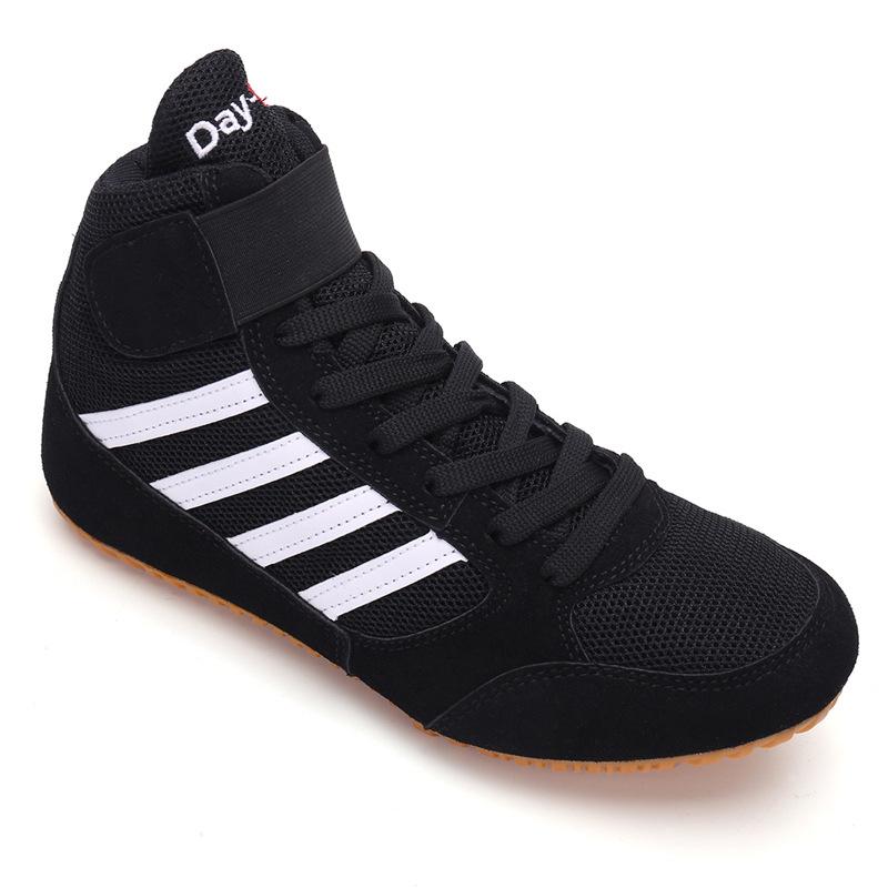 Original Daykey Small Size 32 33 Kid Boxing Shoes School Kungfu Wrestling Sneakers Breathable Non-Slip Gym Training Footwear