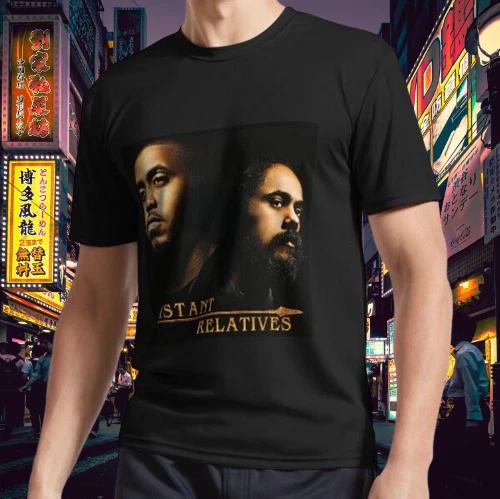 Men s and Women s T-shirts Nas Distant relatives M
