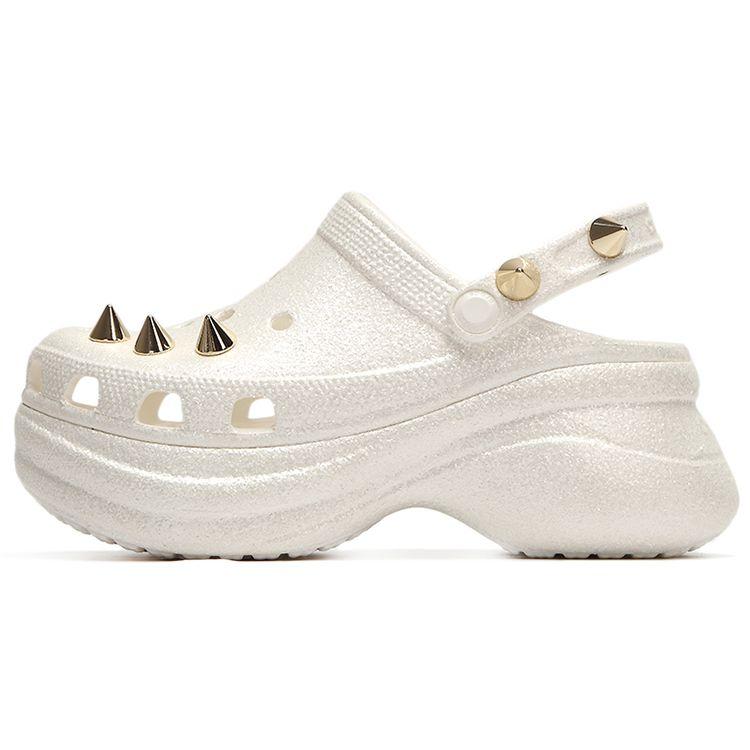 Crocs Classic Clog Little Whale EVA Outdoor Beach Hole Sports Slippers Women Slippers White 206783-100