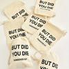 10 Pack Bachelorette Party Hangover Kit Bags Cotton Gift Bags Drawstring Party Favors for Wedding Survival and Bridesmaid Gifts