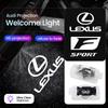 2 Stück LED Willkommensleuchten Auto Tür Emblem Projektor Lampen Für Lexus LS LC RZ IS350 ES300 GS350 CT200h GX460 LX570 RX500h NX300 LM