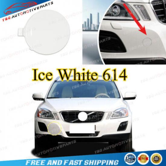 

Ice White Front Bumper Tow Hook Cover for Volvo XC60 2009 2010 2011 2012 2013