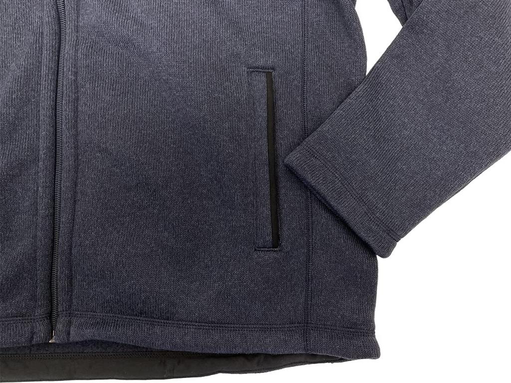 POLO RALPH LAUREN Fleece Knit Size Navy Blue Men's Zip-Up Jacket, XL, (Product Code 0101836)