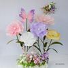 Large Poppy Paper Flower Art Stand for Weddings & Displays