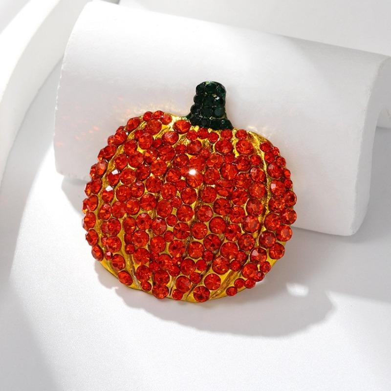 Broche Citrouille d'Halloween Broche Personnalité Créative Art Pin Accessoires Bijoux Rétro Fête Charme Pâques Tendance Cadeau Souvenir Unique
