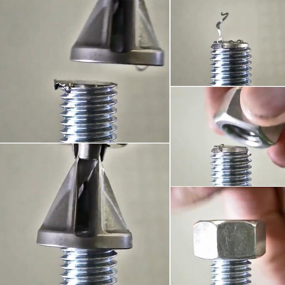 New External Chamfer Deburring Three Blade Triangular/hexagonal Handle Gold Black Silvery Electric Drill Tool Accessories
