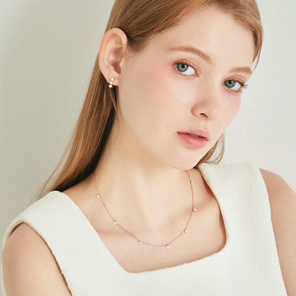 Choose One of Two Lala J Heart Chain Necklaces