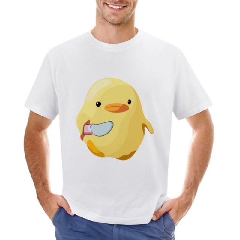 Chef Duck T-Shirt Cute Clothes Sweat Shirt Black T Shirt Clothes for Men