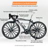 Mini 1:8 New Model Alloy Bicycle Diecast Finger Mountain Simulation Metal Bend Road Bike Collection Gifts Toys for children