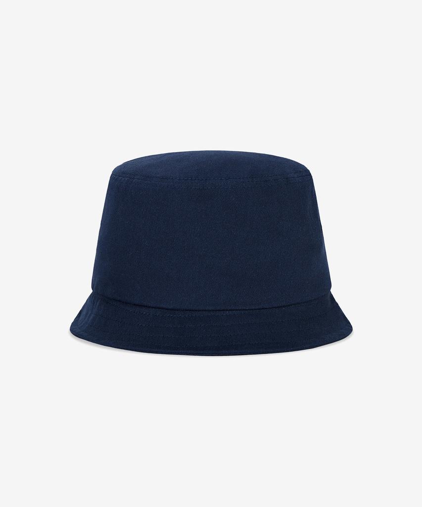 Bajal Va Curved Logo Short Visor Bucket Hat Navy