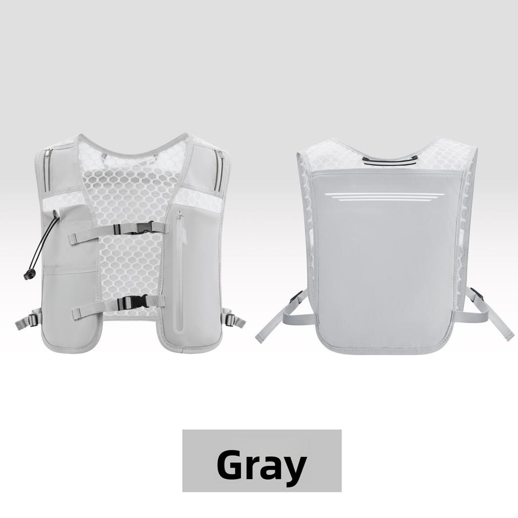 Ultralight Breathable Hydration Vest  Reflective Safety Running Vest for Men Women Adjustable Cycling Hiking Marathon Backpack