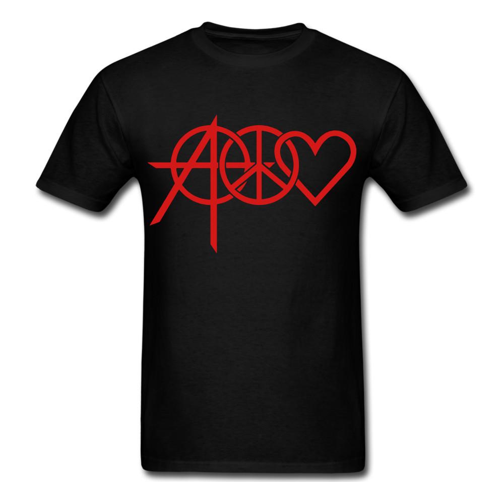 

Anarchy Peace Love Anonymous Revolution Revolt Anon T shirt tee L