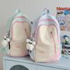 Junior School Student Schoolbag Color Contrast Backpack Girl College Style Backpack