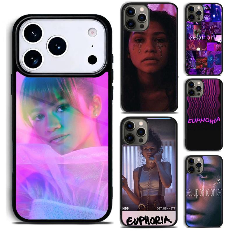 Euphoria Zendaya Phone Case for iPhone 17 16 15 Pro Max Air 14 13 12 11 Plus Shockproof Cover