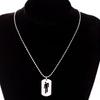 New Stainless Steel Pendant Necklaces Mirror Polish Simple Jewelry Gift Trend Hip Hop Jewelry