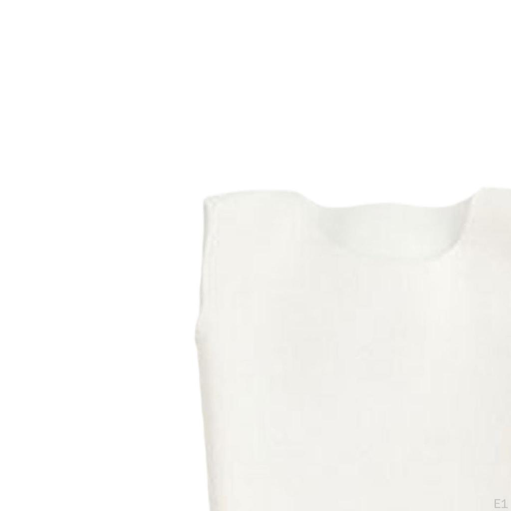 1:12 White Vest, Fashion Doll Accessories for 6 Inch Model Body Dress Up