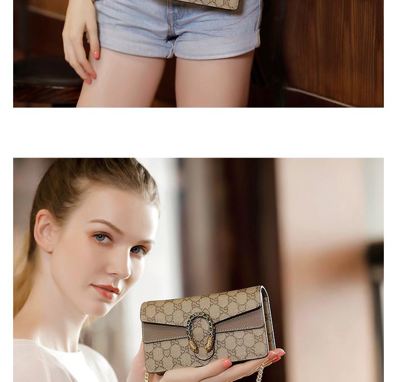 Dionysus 2025 Women's Genuine Leather Snake Head Crossbody Bag - Trendy, Versatile Square Design