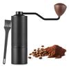 Manual Coffee Bean Grinder with Ergonomic Wood Crank 5 Core Conical Stainless Steel Burr 24 Gears