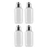 1/2/4Pcs 100ML Clear Fishing Storage Bottle with Scale Transparent Refillable PET with Empty Sealed Vial Liquid Container Fishing Accessories