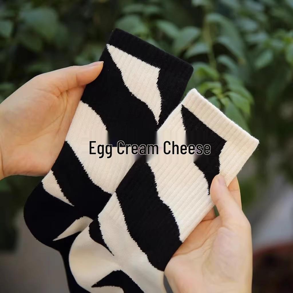 Asymmetric Trendy Socks - Unisex Japanese Street Style for Any Season