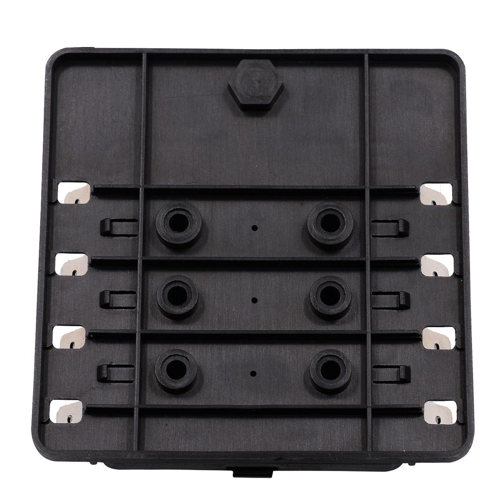 1 In 8 Out Car RV Fuse Box Base Insurance Insert PC Terminal Block Black