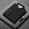 New Men's Long-Sleeved T-shirt Men's Middle-Aged Business Shirt Autumn and Winter Dad Bottoming Polo Shirt