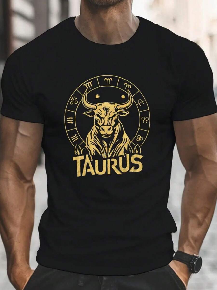 

Taurus Print Pattern Classic Unisex s Short-Sleeved T-Shirt S