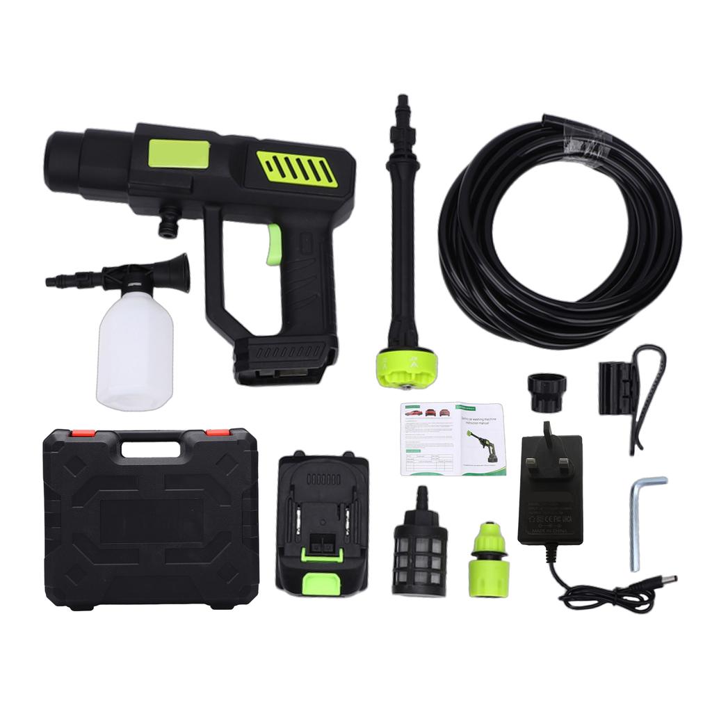 Cordless Pressure Washer, Portable Handheld Power Washer with 15000mAh Battery, 6 in 1 Nozzle, 16.4FT Hose, for Car