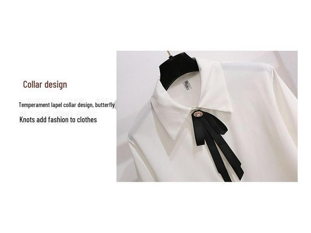 2026 Spring/Autumn Women's Korean Style Suit: Elegant Shirt & Skirt Two-Piece Set