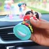 Bonito desenho animado casal primavera balançando a cabeça painel do carro boneca ornamento decoração interior do carro acessórios para presente